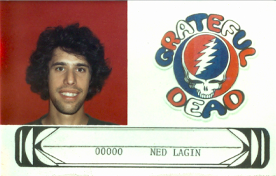 Ned's band ID badge that was used for the 1974 tours