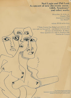 Poster for the November 15, 1975 'Seastones' concert